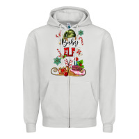 Dove Grey baby elf Zipper Hoodie - MaliasSmallBusiness