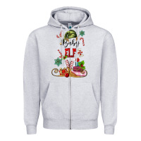 Heather Grey baby elf Zipper Hoodie - MaliasSmallBusiness