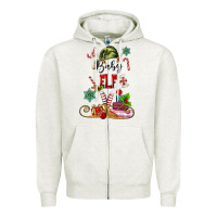 Oatmeal Heather baby elf Zipper Hoodie - MaliasSmallBusiness