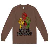 Chestnut black history malia Long Sleeve Tee - MaliasSmallBusiness