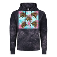 Cloud Black dinosaur stegosaurus Vintage Hoodie - Artiststas