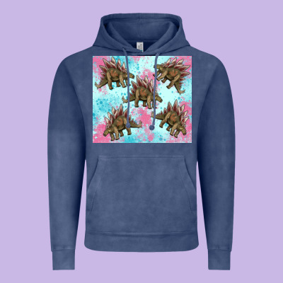 Dinosaur Stegosaurus Vintage Hoodie Designed By Artiststas