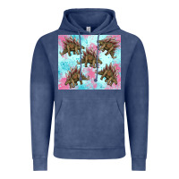 Vintage Denim dinosaur stegosaurus Vintage Hoodie - Artiststas
