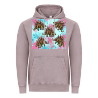 Vintage Zinc dinosaur stegosaurus Vintage Hoodie - Artiststas