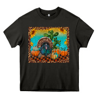 Asphalt turkey and pumpkins Heavy Core Tee - RanaPortraitStore