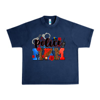 Navy police mom Urban Heavy Tee - AdoDesignShop