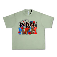 Oil Green police mom Urban Heavy Tee - AdoDesignShop