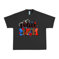 Pigment Black police mom Urban Heavy Tee - AdoDesignShop