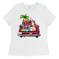 White summer truck farm truck Ladies Tee - Zillion Design Studio