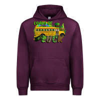 Mauve Wine Loads of luck School bus Urban Hoodie - CowGirlArtShop