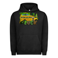 Pigment Black Loads of luck School bus Urban Hoodie - CowGirlArtShop
