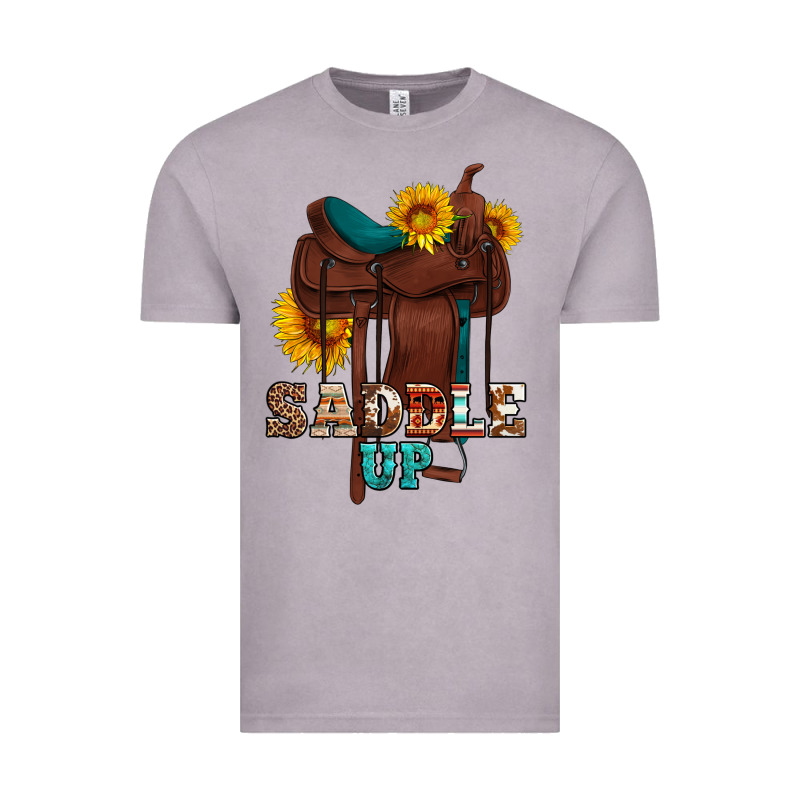 Saddle Up Cowboy Western Sunflowers Vintage Tee by Artiststas | Teevron