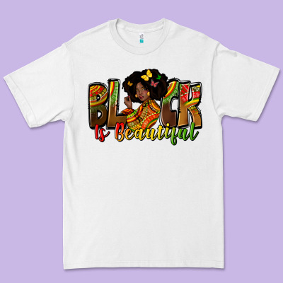 Black Is Beautiful Juneteenth Premium Tee Designed By Zillion Design Studio