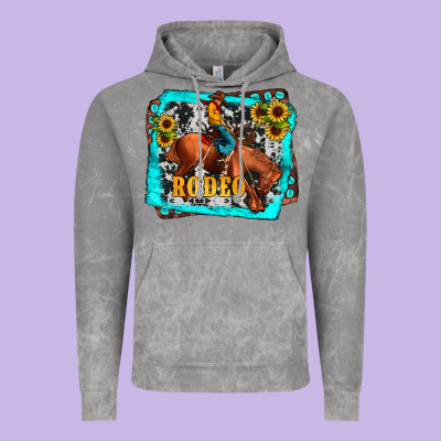 Western Rodeo Vintage Hoodie Designed By Jahusdesignshop