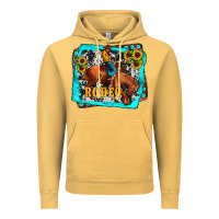 Vintage Mustard western rodeo Vintage Hoodie - JahusDesignShop
