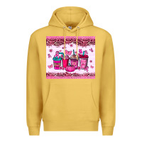 Antique Gold Breast Cancer coffee cups Premium Hoodie - NancyCooperArtShop