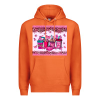 Carrot Breast Cancer coffee cups Premium Hoodie - NancyCooperArtShop
