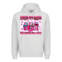 Dove Grey Breast Cancer coffee cups Premium Hoodie - NancyCooperArtShop
