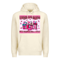 Sandshell Breast Cancer coffee cups Premium Hoodie - NancyCooperArtShop