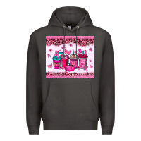 Smoke Breast Cancer coffee cups Premium Hoodie - NancyCooperArtShop