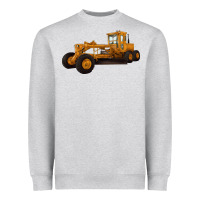 Heather Grey Motor Grader Heavyweight Sweatshirt - LillyAllenDesigns
