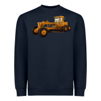Navy Motor Grader Heavyweight Sweatshirt - LillyAllenDesigns