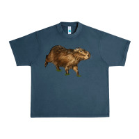 Midnight Navy Capybara Urban Heavy Tee - LillyAllenDesigns