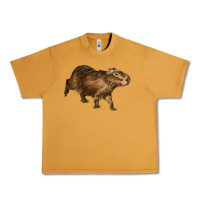 Peanut Butter Capybara Urban Heavy Tee - LillyAllenDesigns