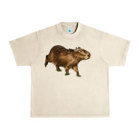 Sandshell Capybara Urban Heavy Tee - LillyAllenDesigns