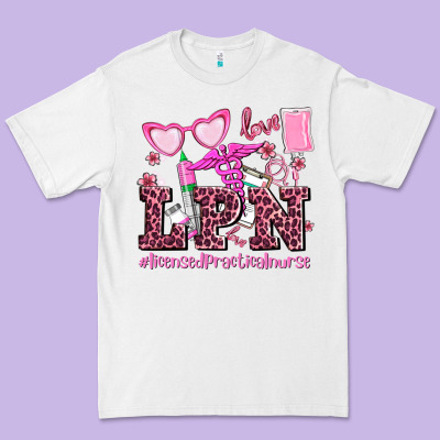 Valentines Day Lpn Licensed Practical Nurse Premium Tee Designed By Adodesignshop