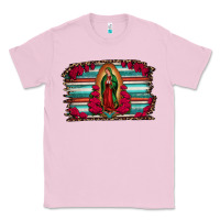 Bubblegum Pink lady of guadalupe serape and roses Classic Tee - Jasminsmagicworld