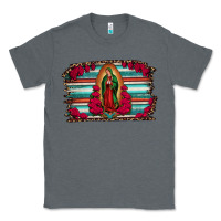 Charcoal Heather lady of guadalupe serape and roses Classic Tee - Jasminsmagicworld