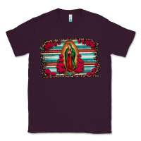 Plum lady of guadalupe serape and roses Classic Tee - Jasminsmagicworld