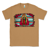 Toasted Coconut lady of guadalupe serape and roses Classic Tee - Jasminsmagicworld