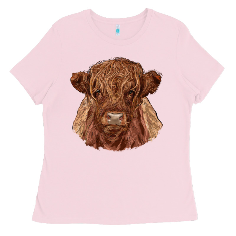 Highland Cow Ladies Tee by RanaPortraitStore | Teevron