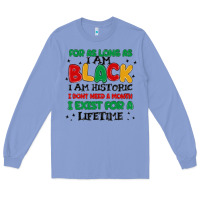 Colony Blue black  lifetime Long Sleeve Tee - MaliasSmallBusiness