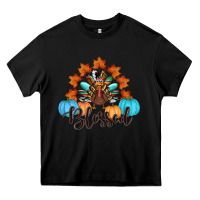 Black thanksgiving turkey pumpkin blessed Heavy Core Tee - RanaPortraitStore
