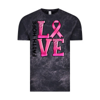 Cloud Black faith hope love Vintage Tee - AdoDesignShop