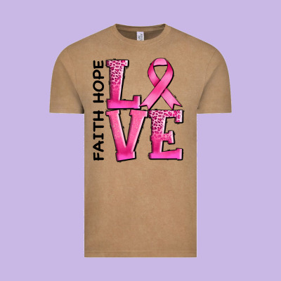 Faith Hope Love Vintage Tee Designed By Adodesignshop