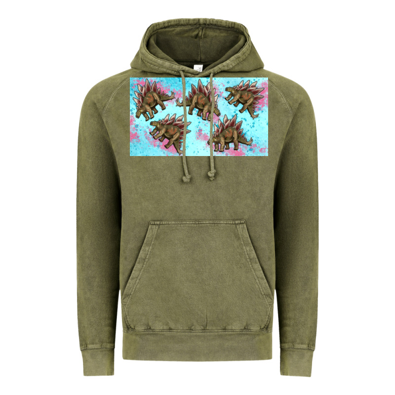 Dinosaur Stegosaurus Sippy Cup Vintage Hoodie by Artiststas | Teevron