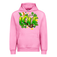 Fuchsia Pink Love St. Patrick's Day Urban Hoodie - HowdyJamesFarm