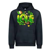 Navy Love St. Patrick's Day Urban Hoodie - HowdyJamesFarm