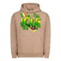 Pigment Burro Love St. Patrick's Day Urban Hoodie - HowdyJamesFarm