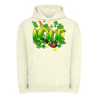 Pigment Pistachio Love St. Patrick's Day Urban Hoodie - HowdyJamesFarm