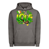 Pigment Tornado Love St. Patrick's Day Urban Hoodie - HowdyJamesFarm