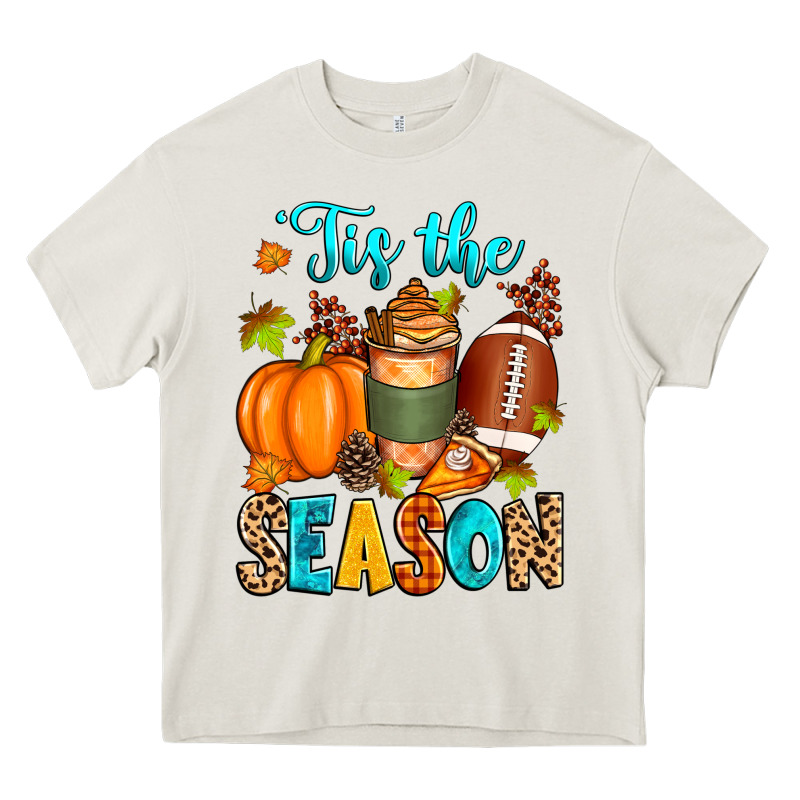 'tis The Season American  Football Heavy Core Tee by Zillion Design Studio | Teevron