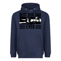 Navy Best dog dad ever Heavyweight Hoodie - Bettercallsaul