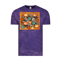 Cloud Purple cowhide pumpkin Vintage Tee - AdoDesignShop