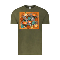 Vintage Olive cowhide pumpkin Vintage Tee - AdoDesignShop