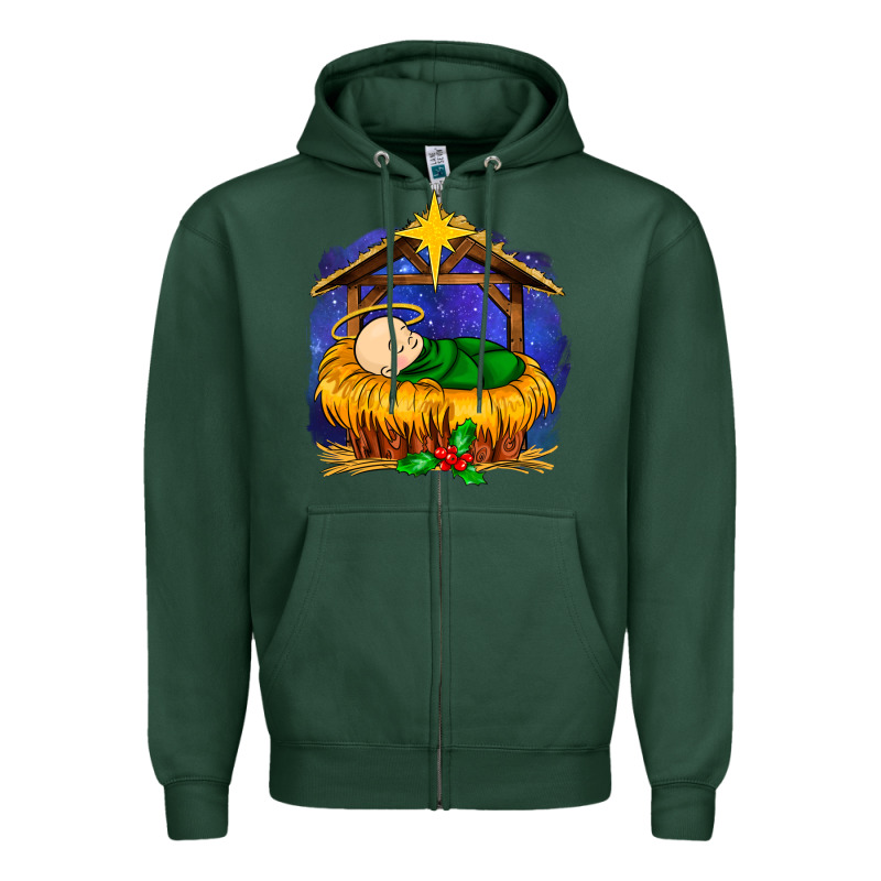 Baby Jesus Zipper Hoodie by MaliasSmallBusiness | Teevron